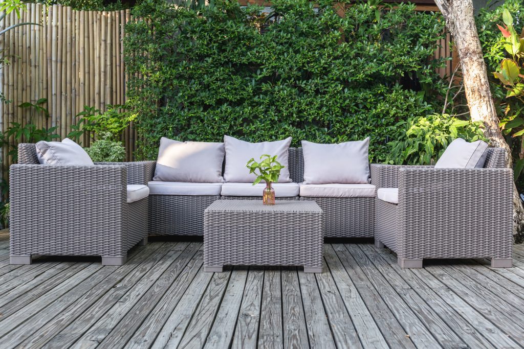 Can I store my restaurant's summer patio furniture in a storage unit? - Yellowhead Storage