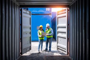 What should I do if there are damages or issues with the rented container? - faq - Yellowhead Storage